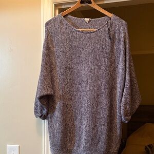 H&M Navy Blue Lightweight Effortless Sweater/Top
